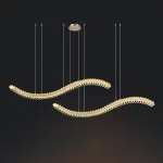 Подвесной светильник BERTOLDA W DUO A L120 Brass от ImperiumLoft