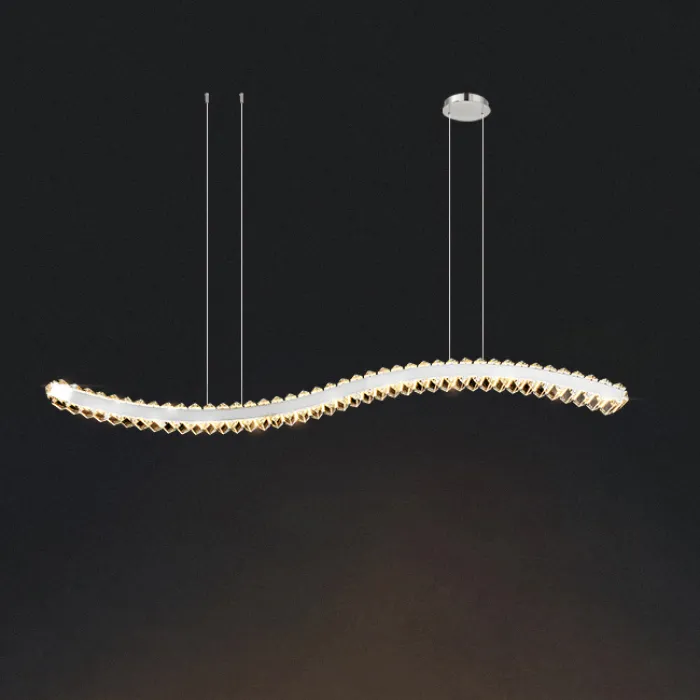 Подвесной светильник BERTOLDA W A L80 Chrome от ImperiumLoft