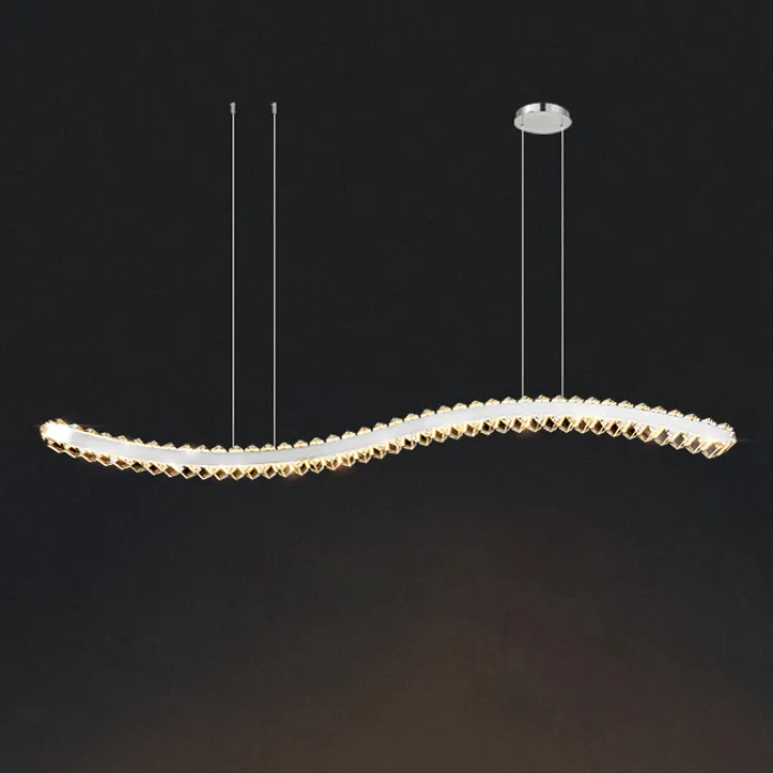 Подвесной светильник BERTOLDA W A L100 Chrome от ImperiumLoft