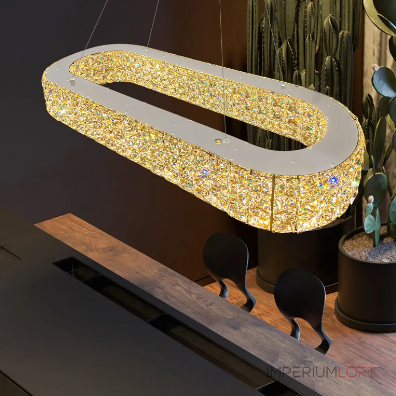 Подвесной светильник ACHILLES LONG L120 Brass от ImperiumLoft