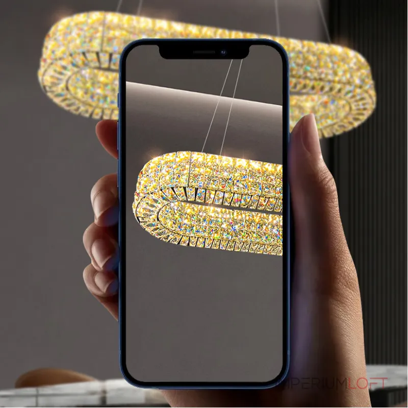 Подвесной светильник ACHILLES LONG L120 Brass от ImperiumLoft