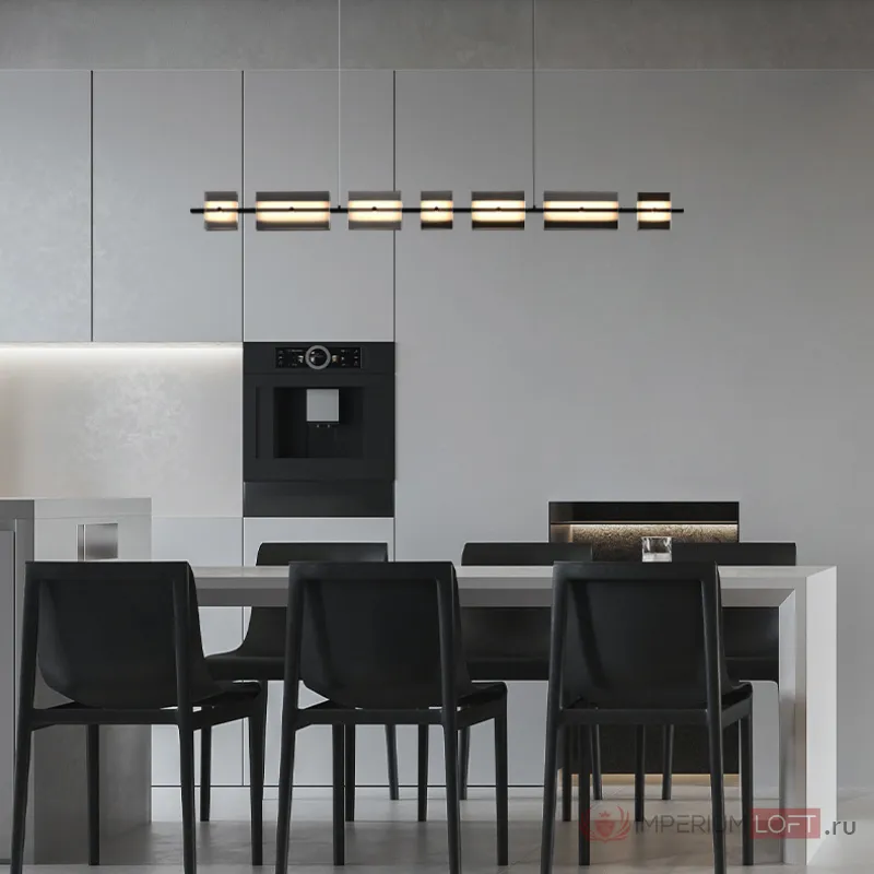 Подвесной светильник BRIAND LONG L102,5 Black от ImperiumLoft