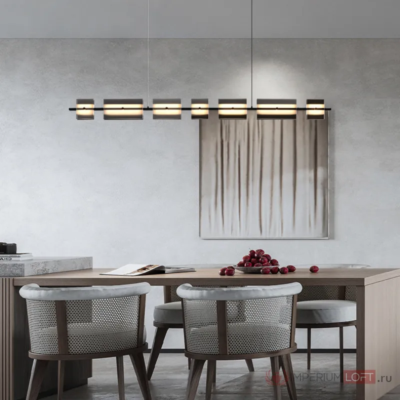 Подвесной светильник BRIAND LONG L102,5 Black от ImperiumLoft