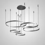 Подвесная люстра VEIKKO COMBO D45+45+65+65+85 Chrome от ImperiumLoft