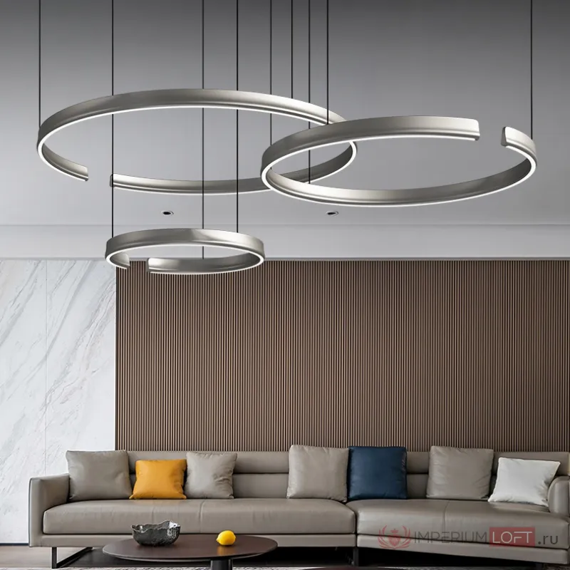 Подвесная люстра VEIKKO COMBO D45+65 Chrome от ImperiumLoft