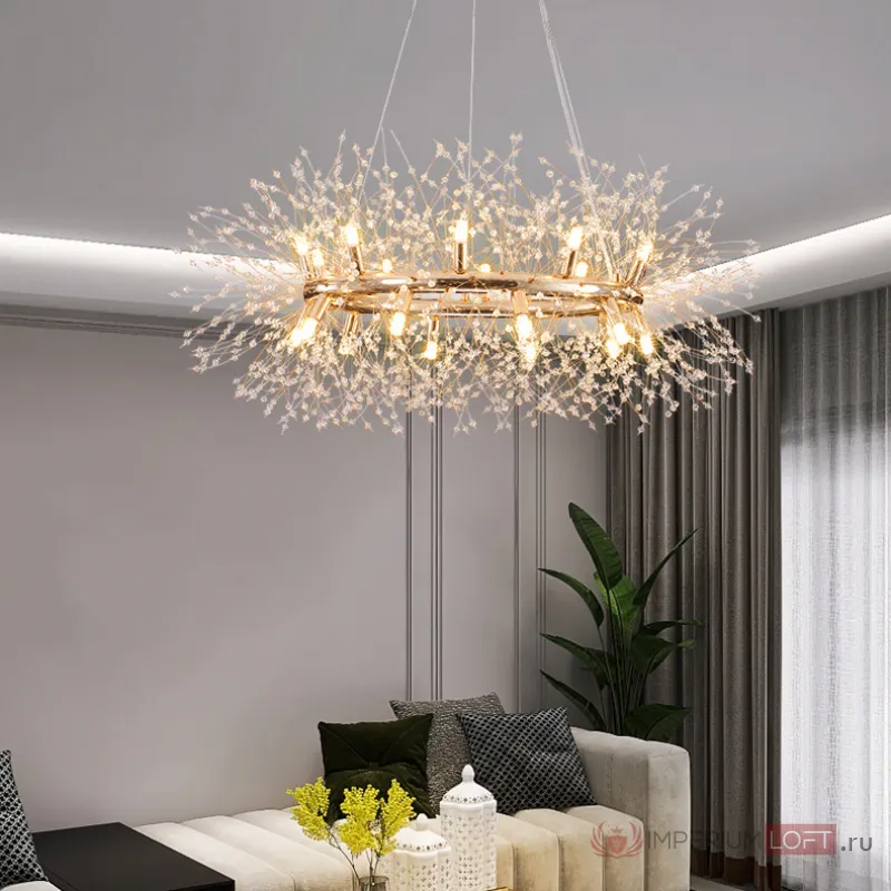 Подвесная люстра ROSALIA RING D100 от ImperiumLoft
