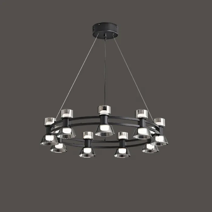 Подвесная люстра BLASIUS D63 Black от ImperiumLoft