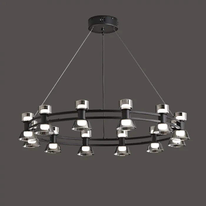 Подвесная люстра BLASIUS D83 Black от ImperiumLoft