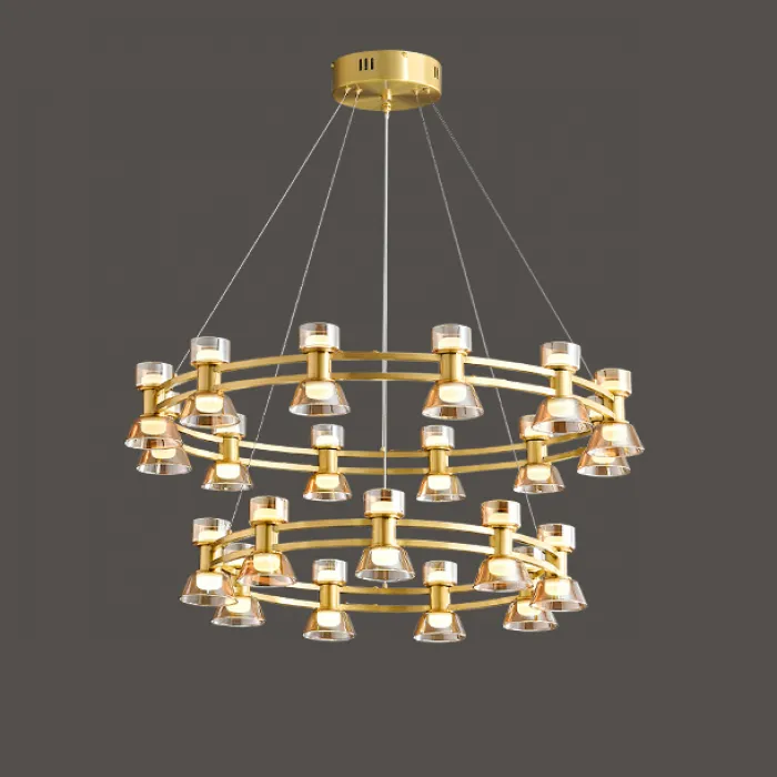 Подвесная люстра BLASIUS D83+63 Brass от ImperiumLoft