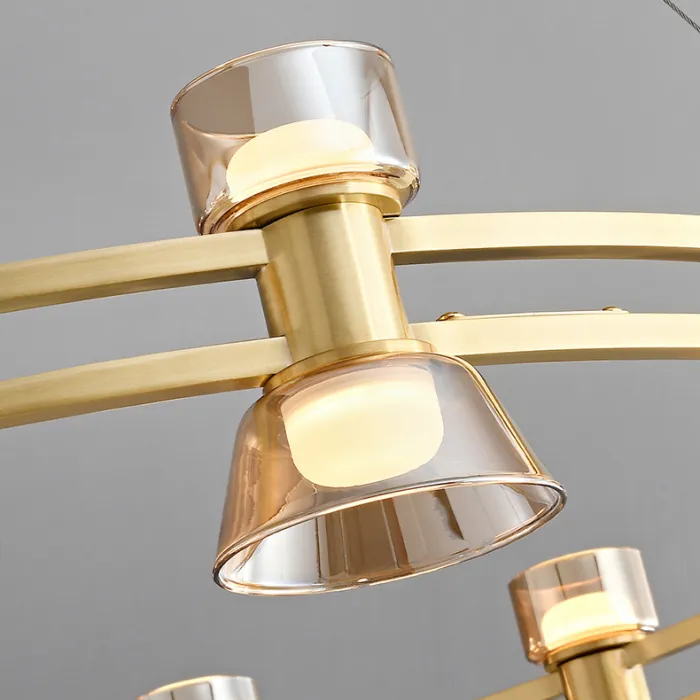 Подвесная люстра BLASIUS D83 Brass от ImperiumLoft