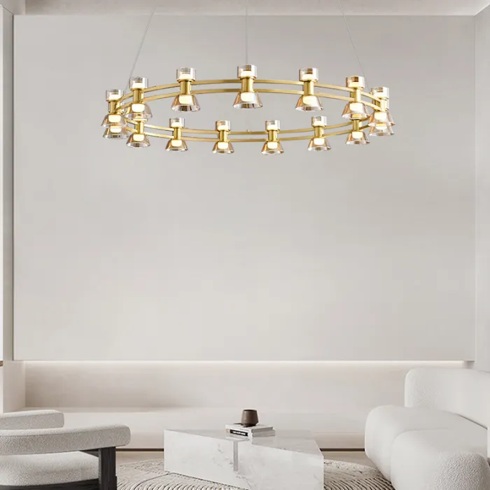 Подвесная люстра BLASIUS D83 Brass от ImperiumLoft