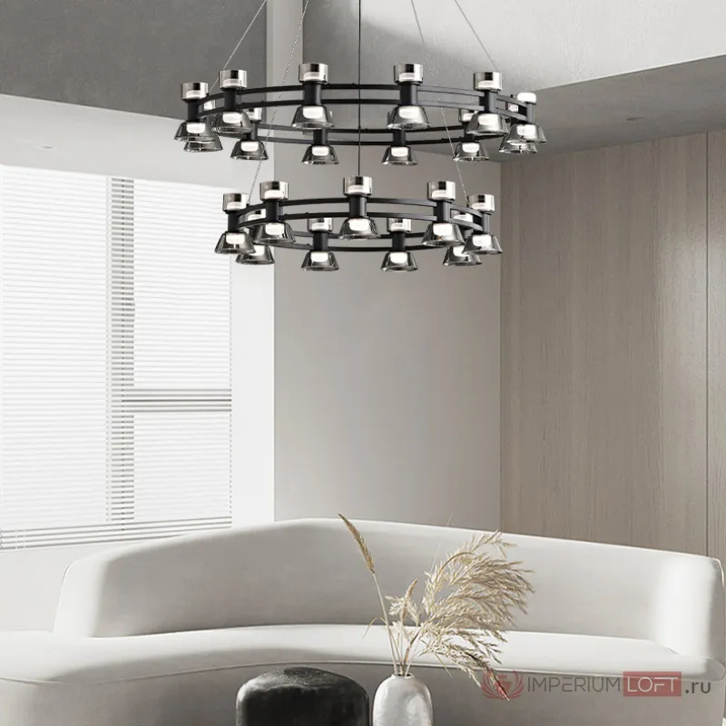 Подвесная люстра BLASIUS D63 Black от ImperiumLoft