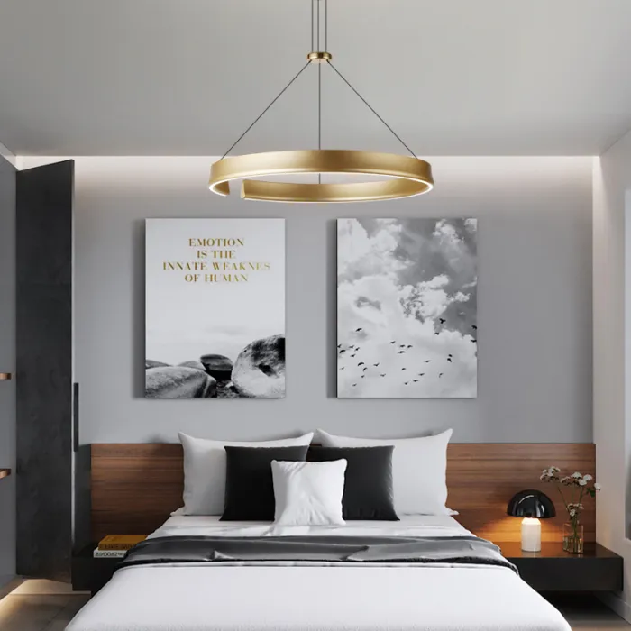 Подвесная люстра VEIKKO ONE D65 Chrome от ImperiumLoft