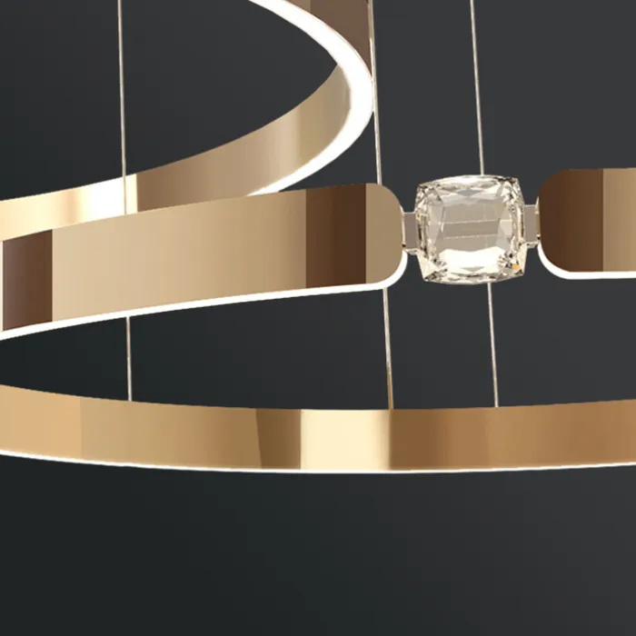 Подвесная люстра SELLIF B RING COMBO D40+60 Brown от ImperiumLoft