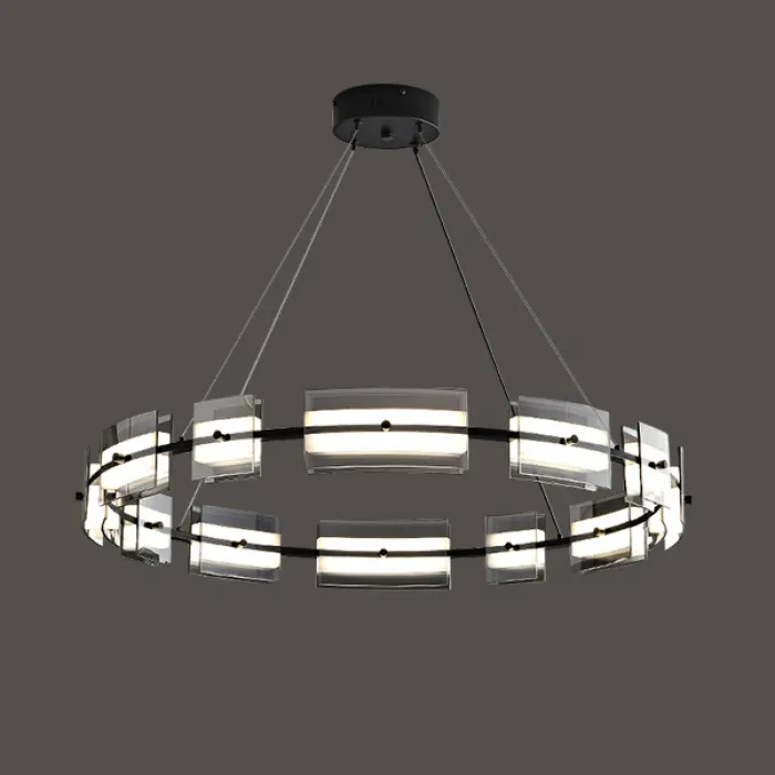 Подвесная люстра BRIAND D81 Black от ImperiumLoft