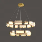 Подвесная люстра BRIAND D61+81 Brass от ImperiumLoft