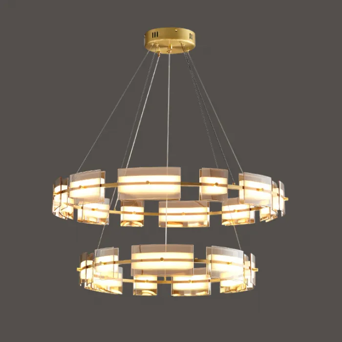 Подвесная люстра BRIAND D61+81 Brass от ImperiumLoft