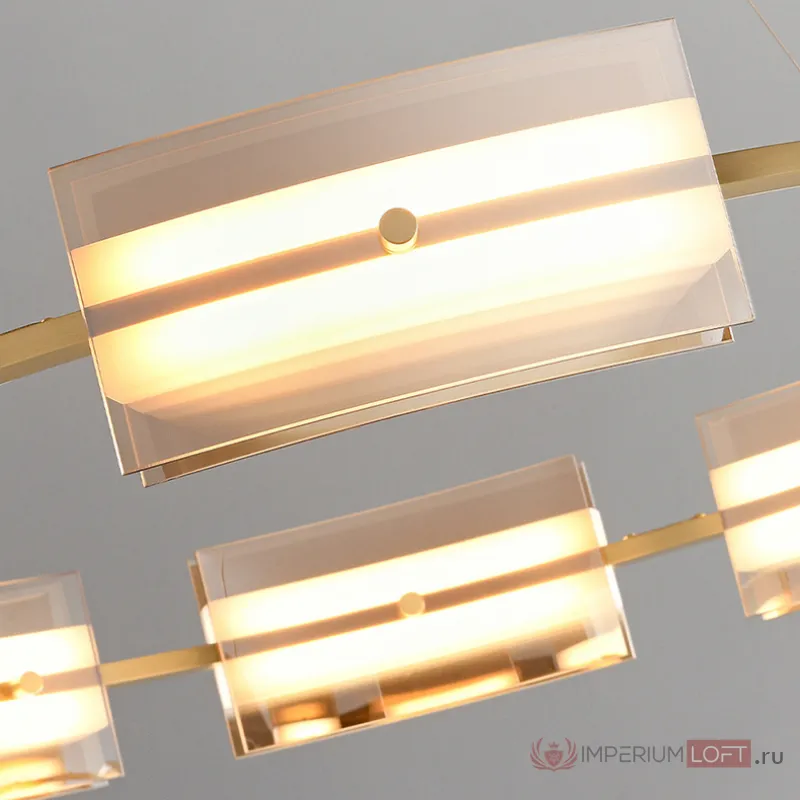 Подвесная люстра BRIAND D61+81 Brass от ImperiumLoft