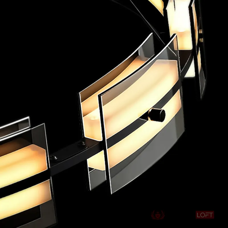 Подвесная люстра BRIAND D61+81 Brass от ImperiumLoft