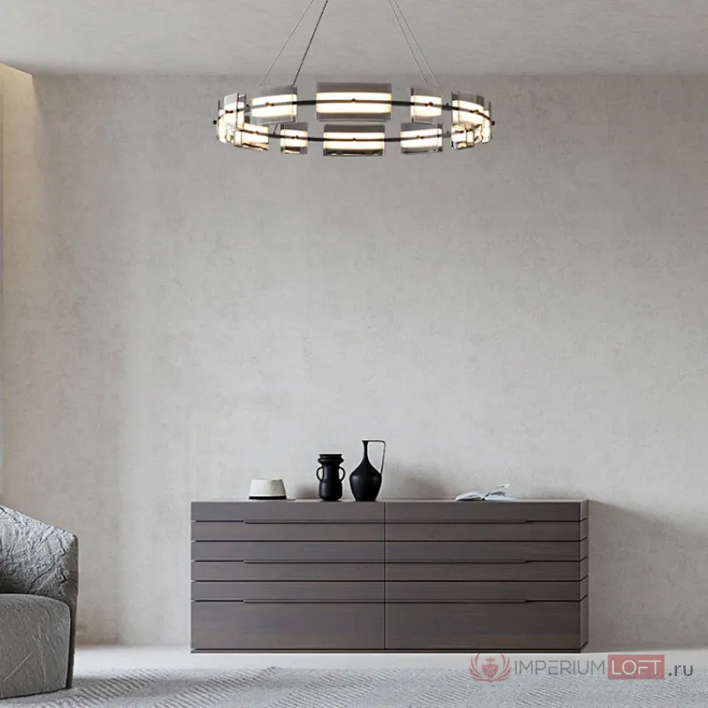 Подвесная люстра BRIAND D61+81 Brass от ImperiumLoft