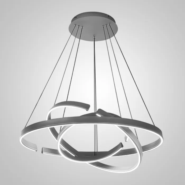 Подвесная люстра VEIKKO D65+45+85 Chrome от ImperiumLoft