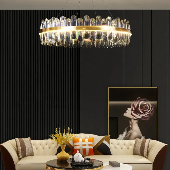 Подвесная люстра LAURENT D80 Black от ImperiumLoft