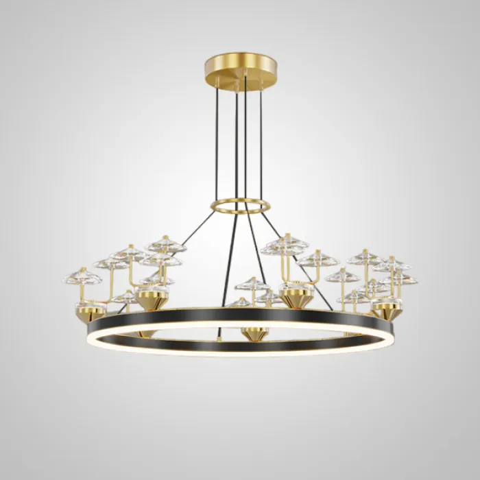 Подвесная люстра DOVRA D70 Black от ImperiumLoft