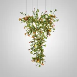 Подвесная люстра ELLING LUX H250 Green от ImperiumLoft