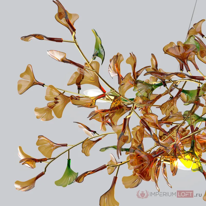 Подвесная люстра ELLING LUX H300 Amber от ImperiumLoft