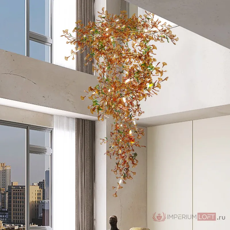 Подвесная люстра ELLING LUX H300 Amber от ImperiumLoft