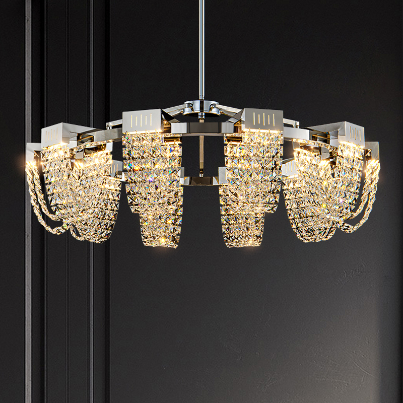 Люстра на штанге ALVARIN D80 Black