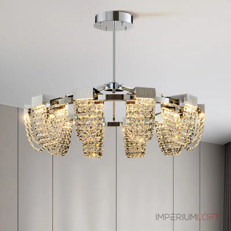 Люстра на штанге ALVARIN D80 Black