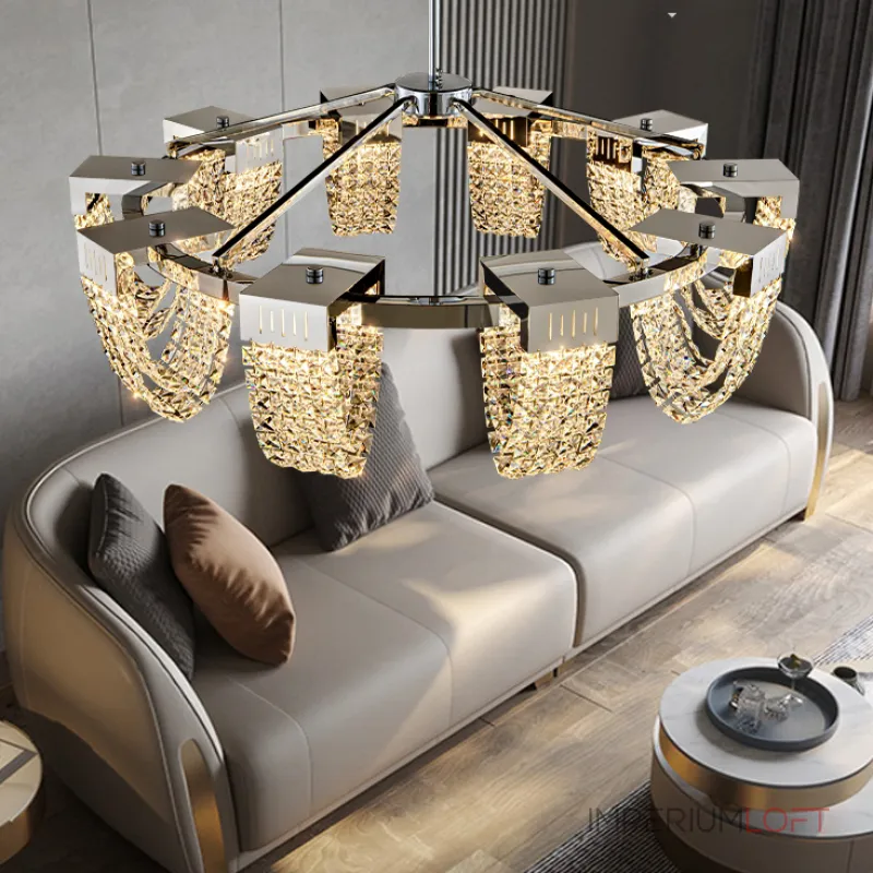 Люстра на штанге ALVARIN D80 Black