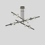 Потолочная люстра CAMILIA CH D120 Black от ImperiumLoft