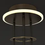 Потолочная люстра CAMILIA CH D100 Black от ImperiumLoft