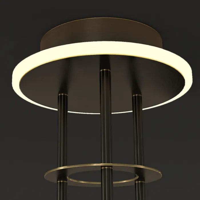 Потолочная люстра CAMILIA CH D100 Black от ImperiumLoft