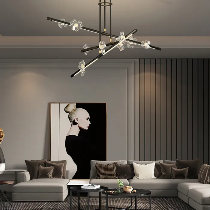 Потолочная люстра CAMILIA CH D100 Black от ImperiumLoft