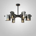 Люстра на штанге JANICE CH L6 Black Люстра на штанге JANICE CH L6 Black