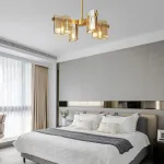 Люстра на штанге JANICE CH L4 Brass Люстра на штанге JANICE CH L4 Brass