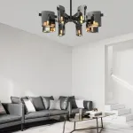 Люстра на штанге JANICE CH L4 Brass Люстра на штанге JANICE CH L4 Brass