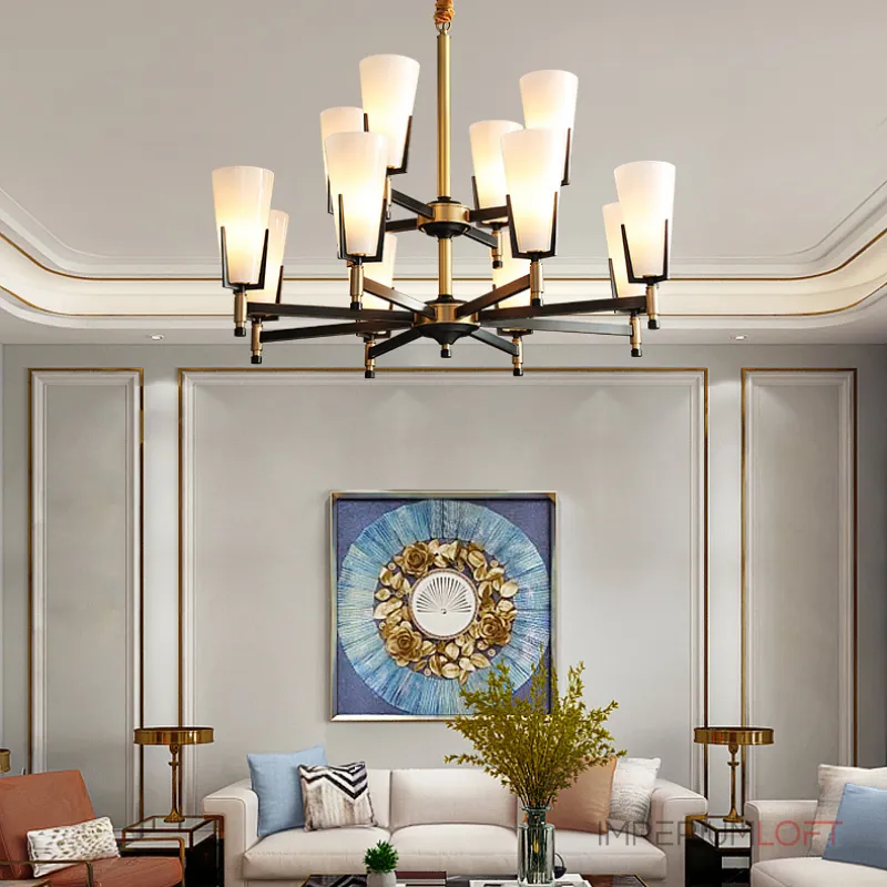 Подвесная люстра FABRICIO L8 от ImperiumLoft Подвесная люстра FABRICIO L8 от ImperiumLoft