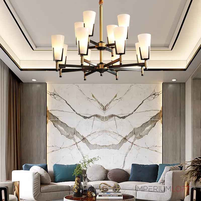 Подвесная люстра FABRICIO L8 от ImperiumLoft Подвесная люстра FABRICIO L8 от ImperiumLoft