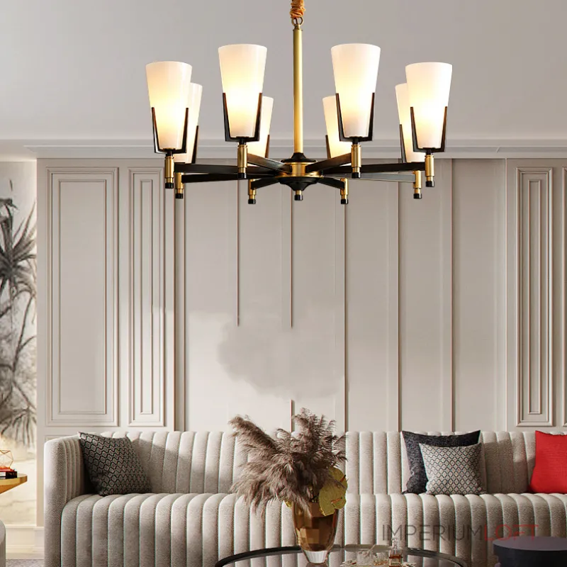 Подвесная люстра FABRICIO L8 от ImperiumLoft Подвесная люстра FABRICIO L8 от ImperiumLoft