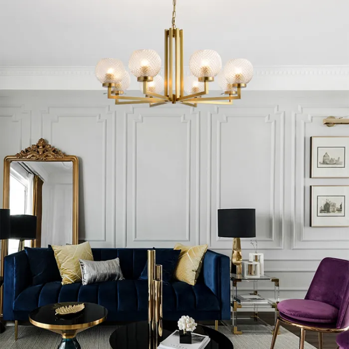 Подвесная люстра CHLOE LUX L8 от ImperiumLoft