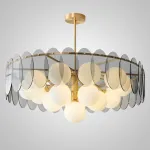 Люстра на штанге RASMIN D80 Brass