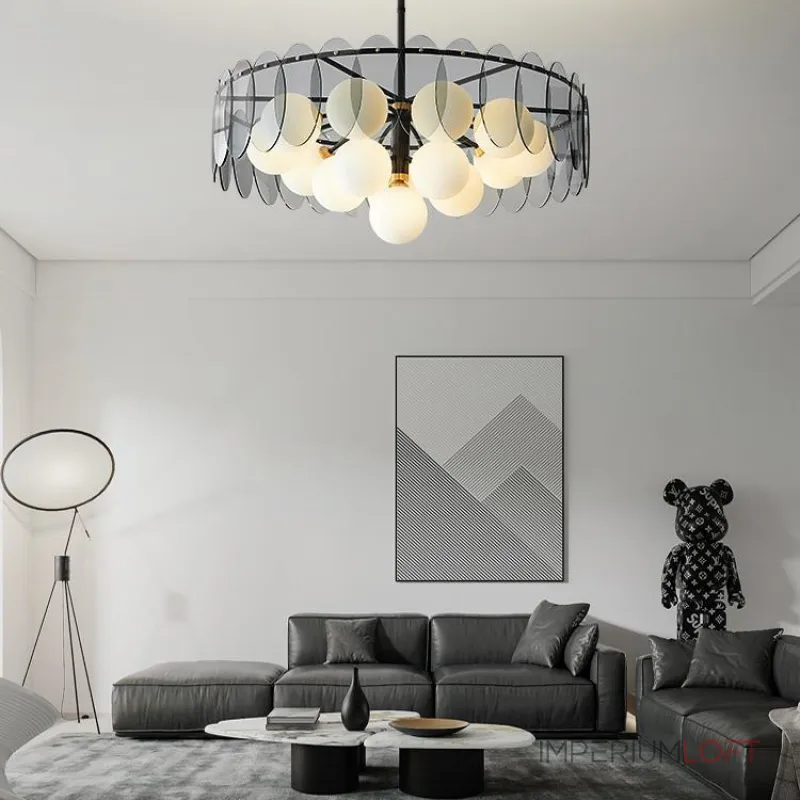 Люстра на штанге RASMIN D60 Black