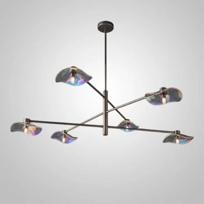 Потолочная люстра MILIAN CH L6 Black Grey от ImperiumLoft