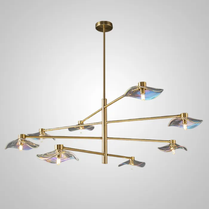 Потолочная люстра MILIAN CH L8 Brass Grey от ImperiumLoft