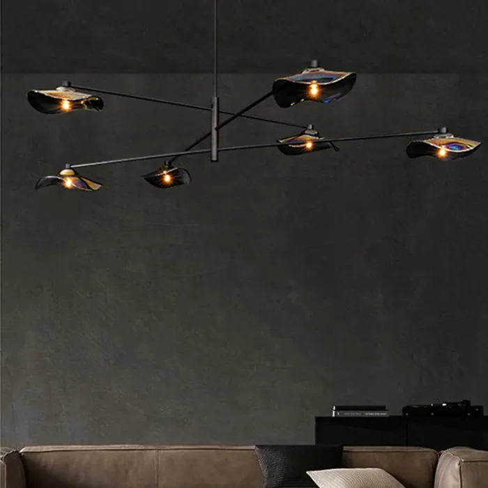 Потолочная люстра MILIAN CH L6 Black Grey от ImperiumLoft