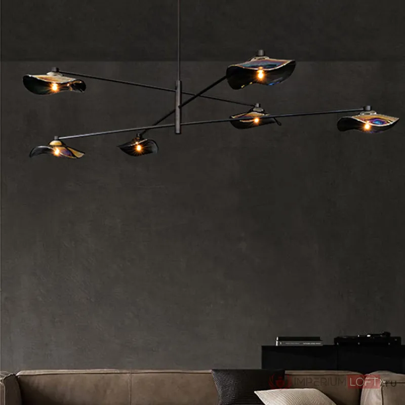 Потолочная люстра MILIAN CH L6 Black Grey от ImperiumLoft
